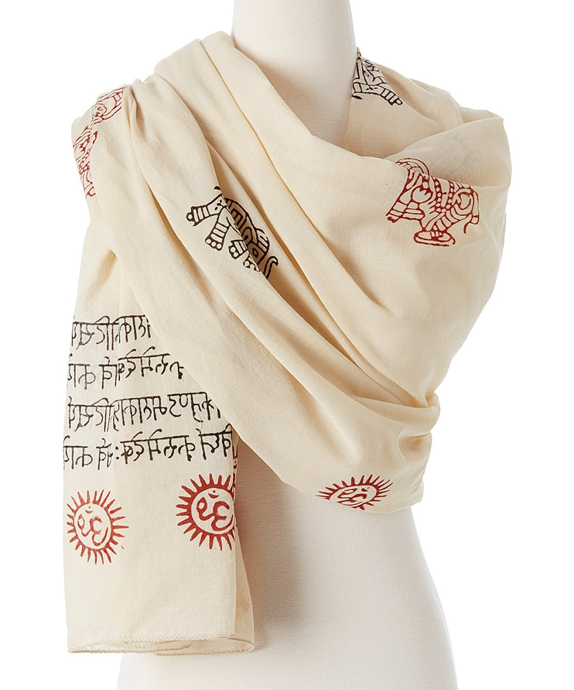 Ganesh Mantra Shawl
